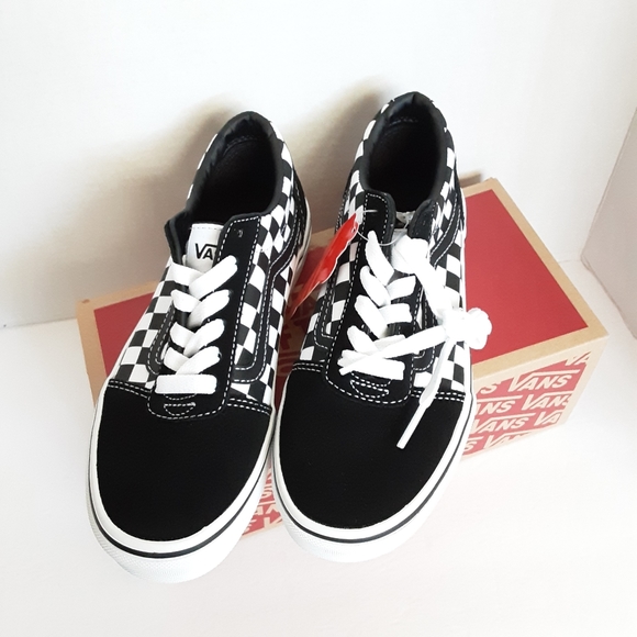 Vans Kids' Pre-School/Grade School Ward Checkered Skate Shoes SIZE 3 NWB - Picture 2 of 8